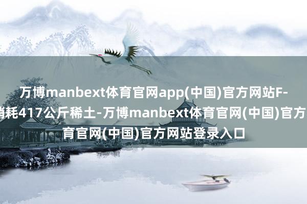 万博manbext体育官网app(中国)官方网站F-35战机每架销耗417公斤稀土-万博manbext体育官网(中国)官方网站登录入口